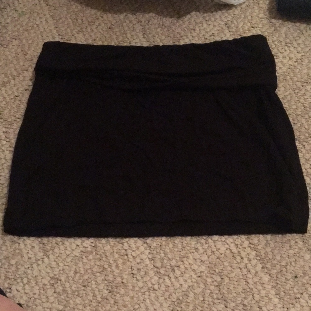 Bebe mini black skirt